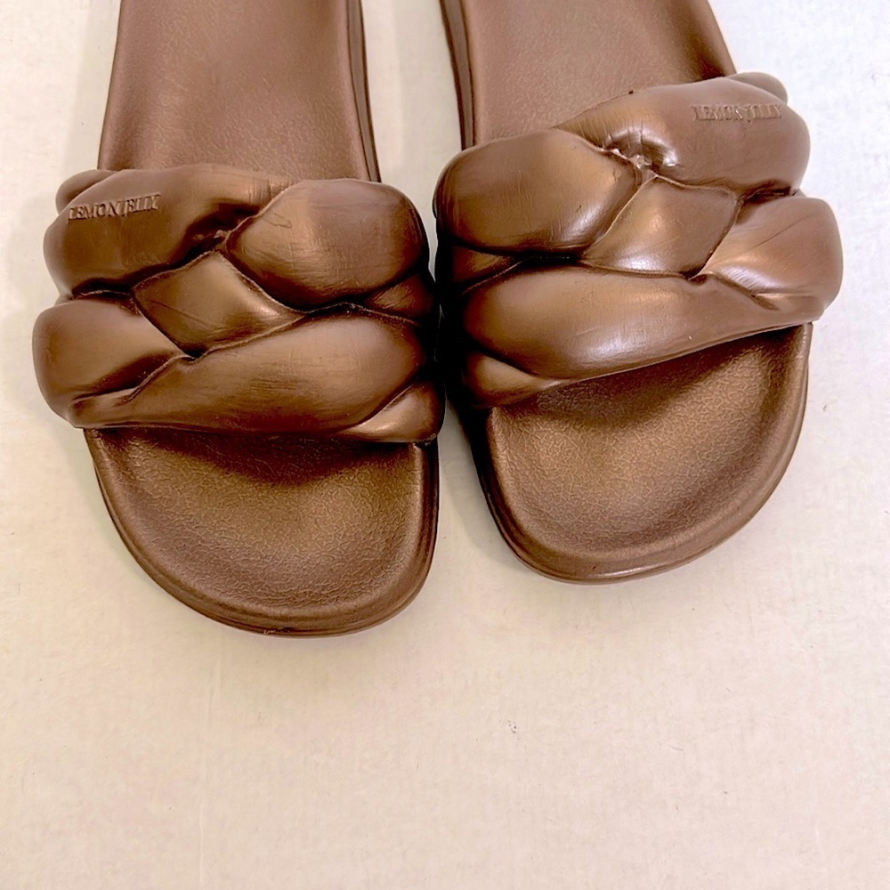 Lemon Jelly Women Slides - Bronze 7 out 37 - Picture 5 of 14